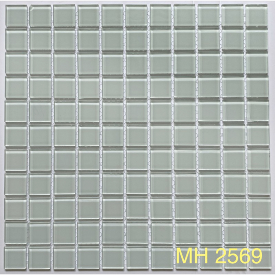Gạch trang trí Mosaic thủy tinh đơn sắc MH 2569