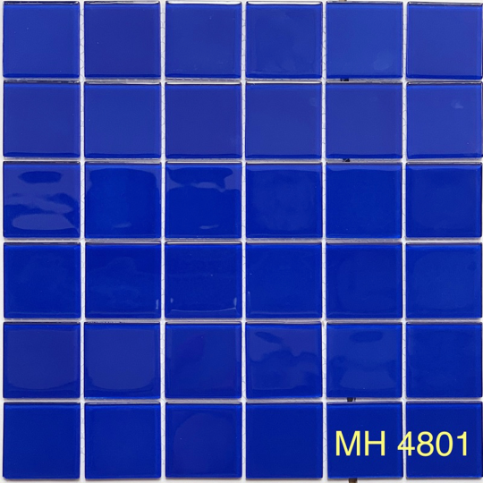 Gạch trang trí Mosaic thủy tinh đơn sắc MH 4801