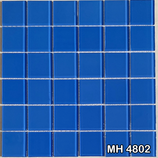 Gạch trang trí Mosaic thủy tinh đơn sắc MH 4802