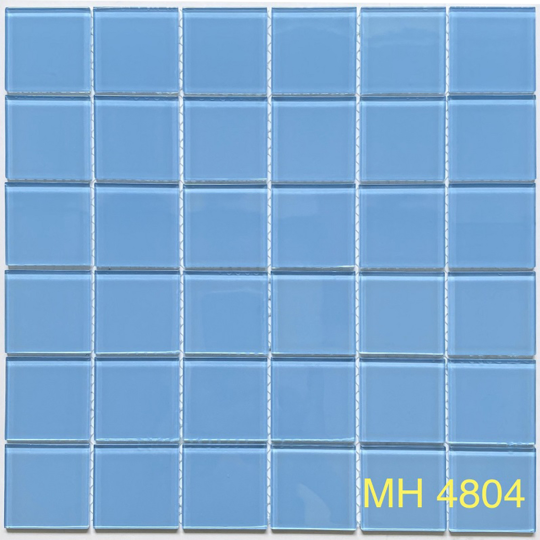 Gạch trang trí Mosaic thủy tinh đơn sắc MH 4804