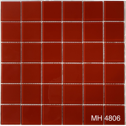 Gạch trang trí Mosaic thủy tinh đơn sắc MH 4806
