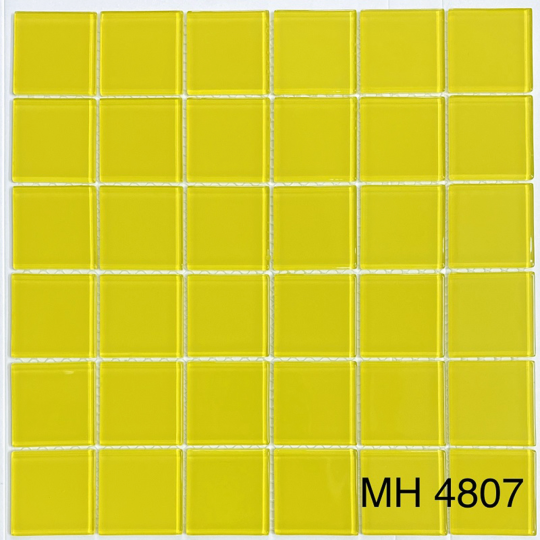 Gạch trang trí Mosaic thủy tinh đơn sắc MH 4807