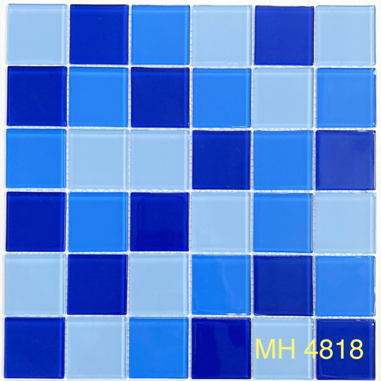 Gạch trang trí Mosaic thủy tinh MH 4818