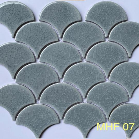 Gạch Mosaic Vảy Cá Gốm Sứ MHF 07