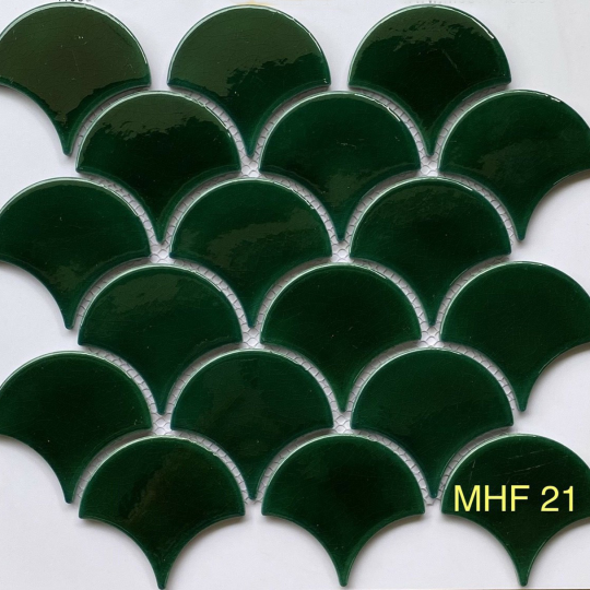Gạch Mosaic Vảy Cá Gốm Sứ MHF 21
