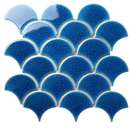 Gạch Mosaic Vảy Cá Gốm Sứ MHF 66