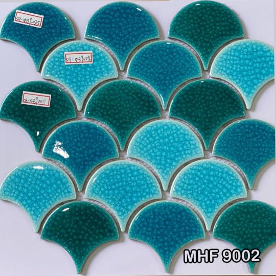 Gạch Mosaic Vảy Cá Gốm Sứ MHF 9002