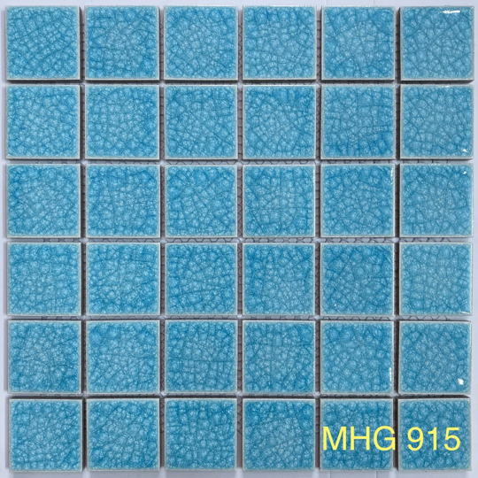 Gạch Mosaic Trang Trí Men Rạn Đơn Sắc MHG 915