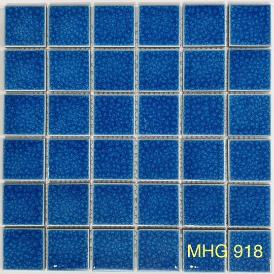 Gạch Mosaic Trang Trí Men Rạn Đơn Sắc MHG 918