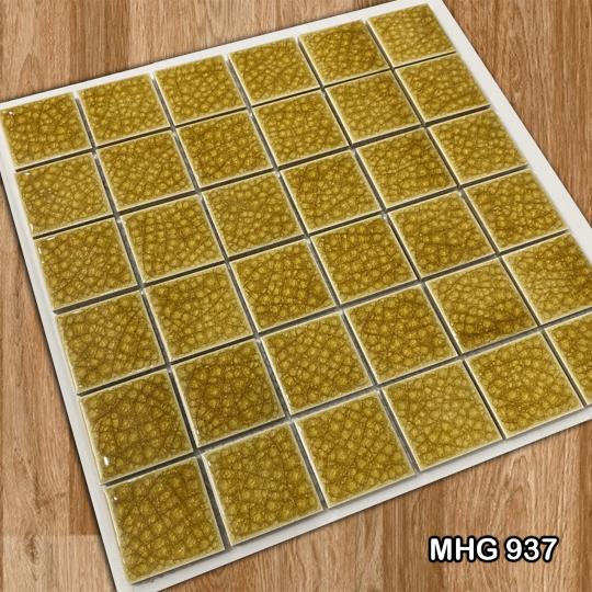 Gạch Mosaic Trang TríMen Rạn Đơn Sắc MHG 937