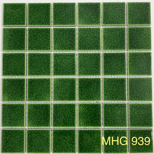 Gạch Mosaic Trang Trí Men Rạn Đơn Sắc MHG 939