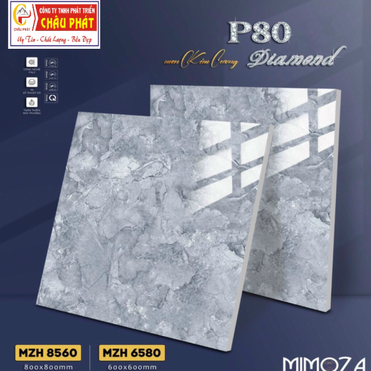 GẠCH LÁT NỀN 60X60 VICENZA MZ6580