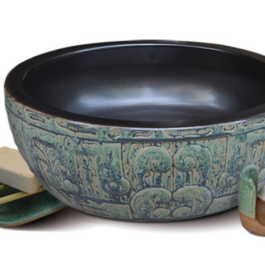 LAVABO SỨ HOA VĂN KANLY SU014