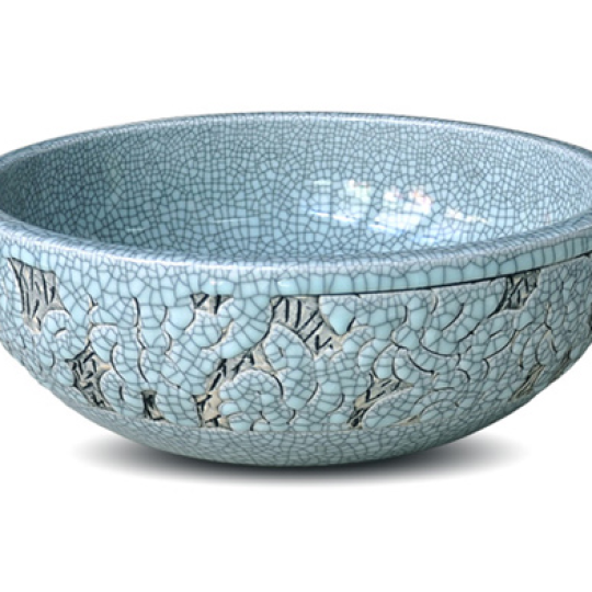 LAVABO SỨ HOA VĂN KANLY SU126