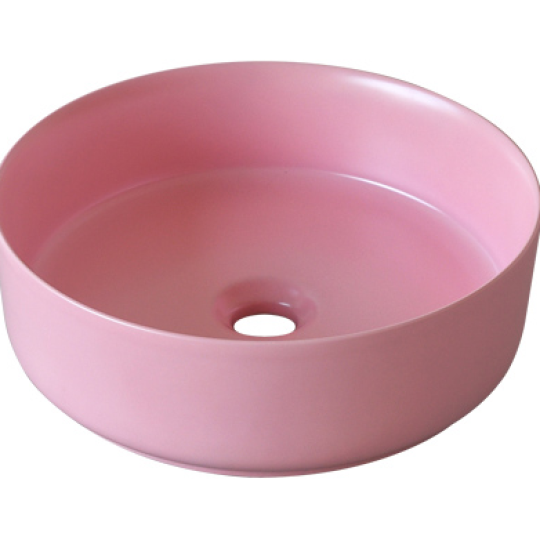 LAVABO BẰNG SỨ KANLY SU520 MÀU HỒNG