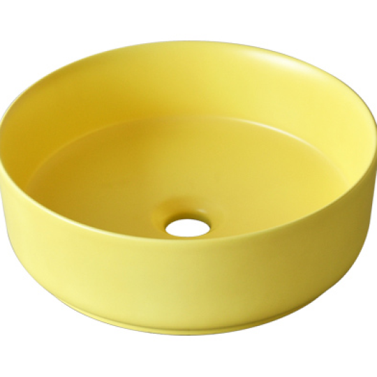 LAVABO BẰNG SỨ KANLY SU524 MÀU VÀNG