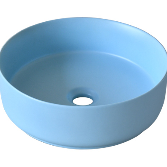 LAVABO BẰNG SỨ KANLY SU525 MÀU XANH DA TRỜI