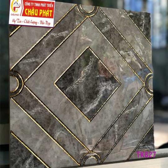 GẠCH TRANG TRÍ 30X30 ĐÁ VI TINH NHŨ VÀNG KIM TUYẾN TK827