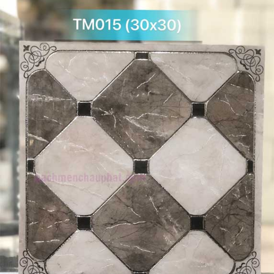 GẠCH TRANG TRÍ 30X30 NHŨ BẠC TM015