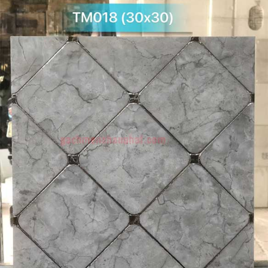 GẠCH TRANG TRÍ 30X30 NHŨ BẠC TM018