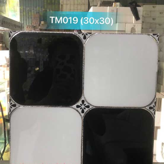 GẠCH TRANG TRÍ 30X30 NHŨ BẠC TM019