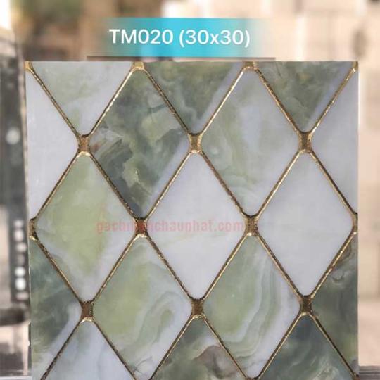 GẠCH TRANG TRÍ 30X30 NHŨ VÀNG TM020