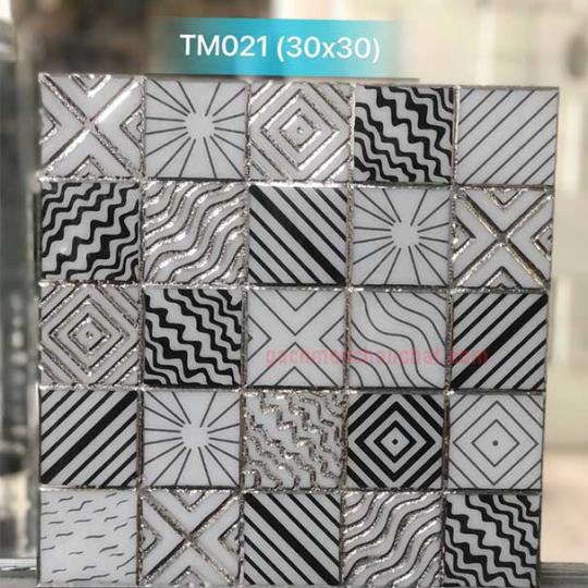 GẠCH TRANG TRÍ 30X30 NHŨ BẠC TM021