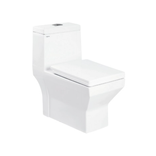BỒN CẦU MỘT KHỐI VIGLACERA V42 XẢ NHẤN NẮP ÊM