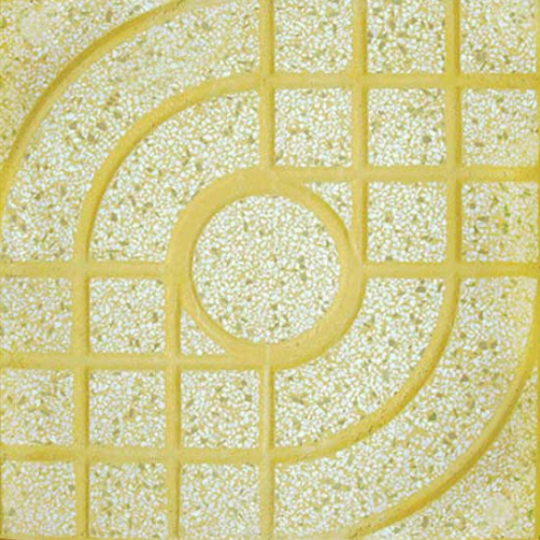 GẠCH VỈA HÈ 40X40 TERRAZZO MẮT NAI VÀNG