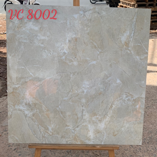Gạch Lát Nền 80x80 Bóng Kính Vàng Vân Đá VICENZA VC8002