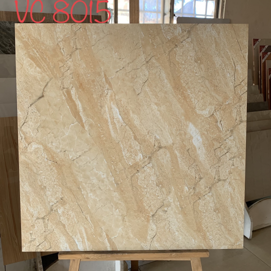 Gạch Lát Nền 80x80 Bóng Kính Vàng Vân Đá VICENZA VC8015