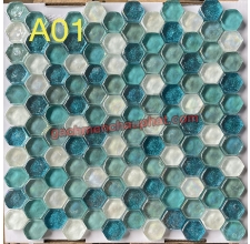 Gạch Mosaic Thủy Tinh Cao Cấp MH - A01
