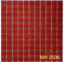 Gạch trang trí Mosaic thủy tinh đơn sắc MH 2506