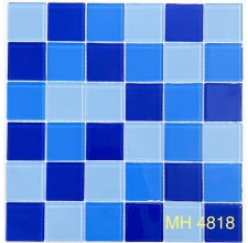Gạch trang trí Mosaic thủy tinh MH 4818